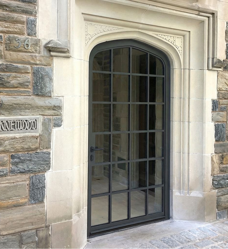 Arched Steel Door